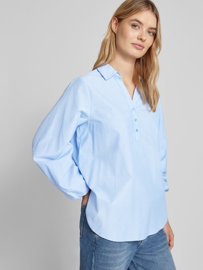 Soyaconcept Regular Fit Bluse mit V-Ausschnitt Modell 'ONARI' Hellblau 3