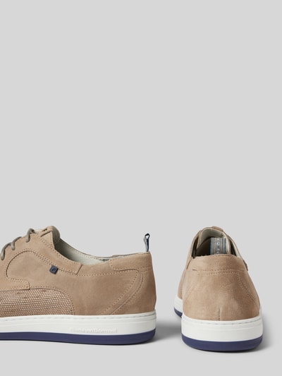 Floris Van Bommel Schnürschuhe mit Label-Details Modell 'De Dijker' Beige 2