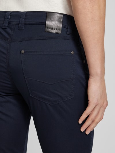 bugatti Stoffen broek met 5-pocketmodel Marineblauw - 3