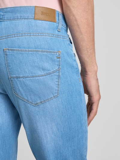 Brax Regular Fit Jeans im 5-Pocket-Design Modell 'Cadiz' Blau Melange 3