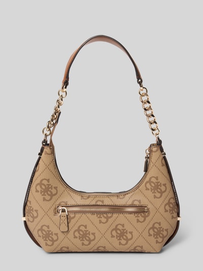 Guess Handtasche mit Label-Detail Modell 'ERENIA' Hellbraun 4