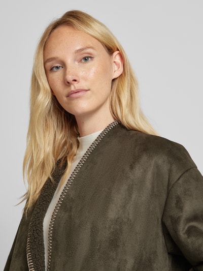 Vero Moda Übergangsjacke mit Reverskragen  Modell 'LIVA' Oliv 3