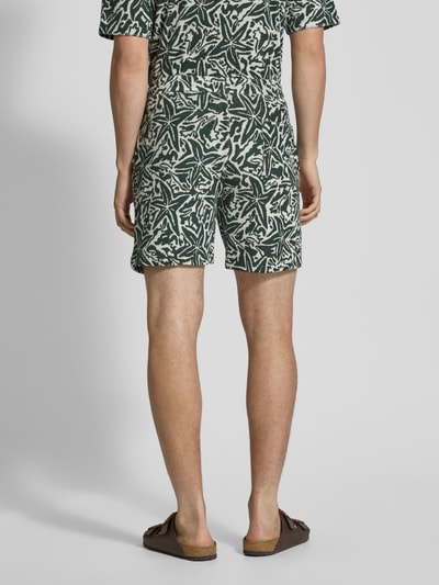 Shiwi Regular Fit Shorts mit Tunnelzug Modell 'Tony' Dunkelgruen 5