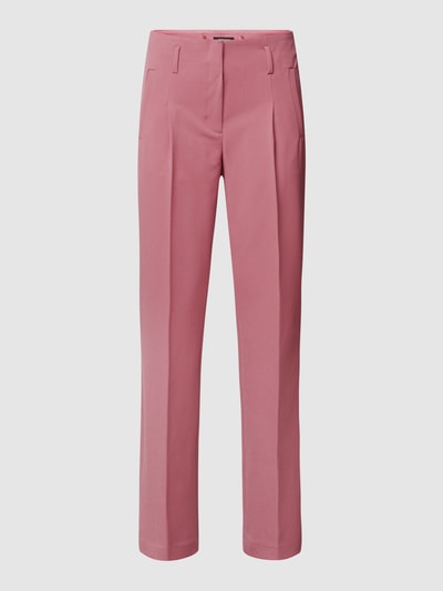 MORE & MORE Bundfaltenhose mit Leistentaschen Rosa 2