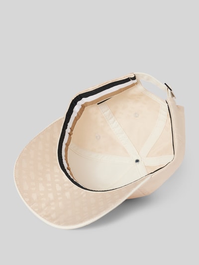 BOSS Basecap mit Allover-Label-Muster Modell 'Ari' Beige 2