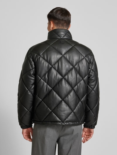 HUGO Steppjacke mit Zweiwege-Reißverschluss Modell 'Borin' Black 5