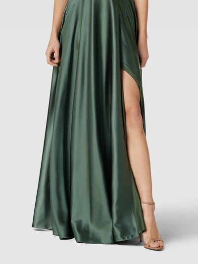Laona Abendkleid mit Wasserfall-Ausschnitt Grün 3