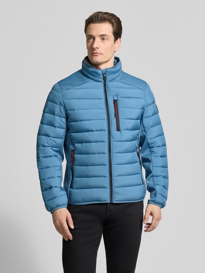 Tom Tailor Regular Fit Steppjacke mit Stehkragen Marine 4