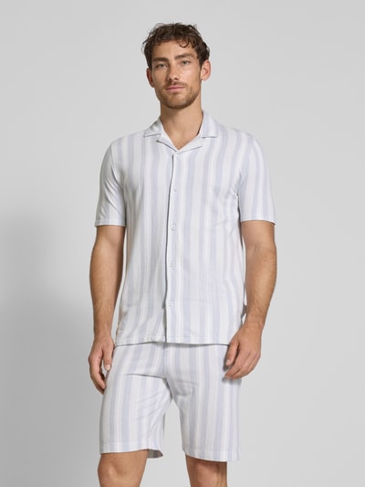 Lindbergh Relaxed Fit Freizeithemd mit Reverskragen Hellgrau 4