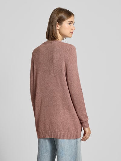 Only Regular Fit Cardigan aus Viskose-Mix Modell 'LESLY' Mauve 5