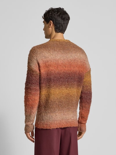 JAKE*S STUDIO MEN Regular Fit Pullover in Strick-Optik Rot 5