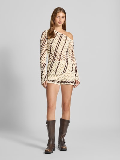 LeGer by Lena Gercke Strickpullover im One-Shoulder-Look Modell 'Laren' Offwhite 1