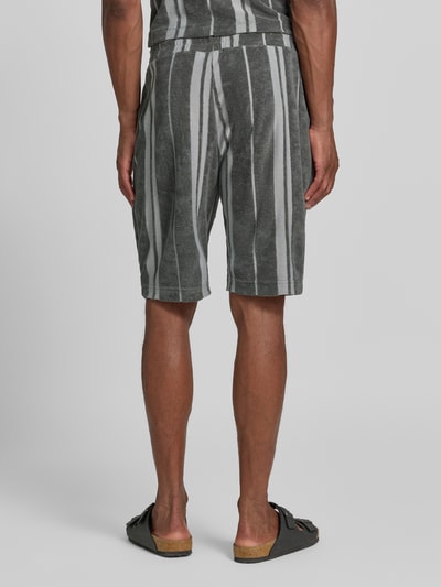 Tom Tailor relaxed fit short van katoenmix Olijfgroen - 5