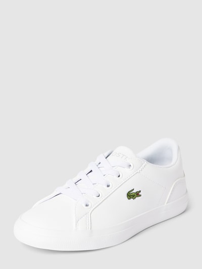 Lacoste Sneakers met logostitching Wit - 1