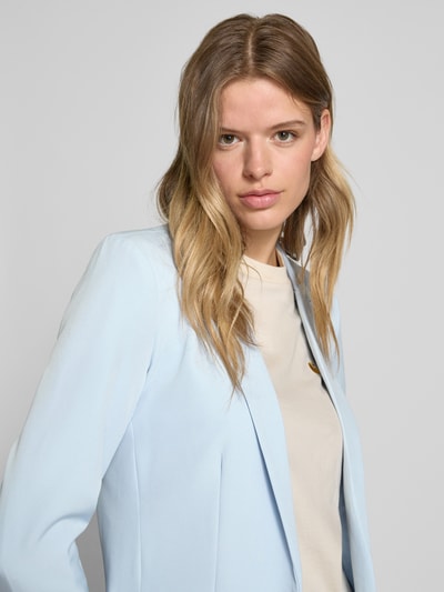 Pieces Loose fit lange blazer met klepzakken, model 'BOZZY' Lichtblauw - 3