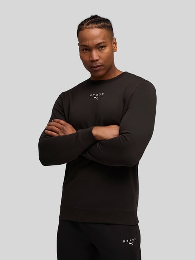 PUMA Performance PUMA x HYROX - Regular Fit Sweatshirt aus Baumwoll-Mix Black 3