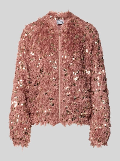 Emily Van den Bergh Blouson met veren en pailletten Roze - 2