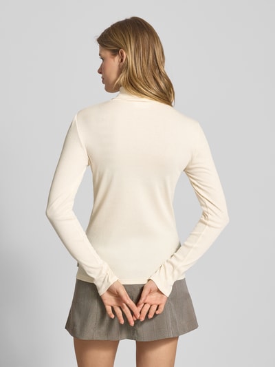 Marc O'Polo Denim Slim Fit Rollkragenpullover aus Baumwoll-Mix Offwhite 5