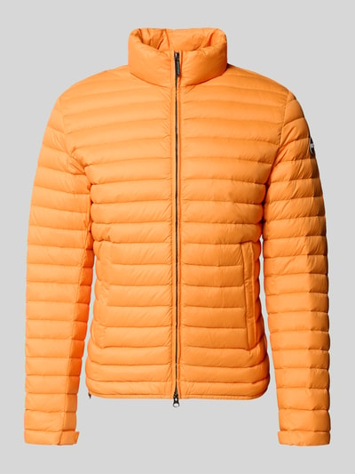 Produktfoto, Steppjacke mit Zweiwege-Reißverschluss von Colmar Originals in Orange mit Stehkragen, Regular-Fit, Eingrifftaschen, glatte Textur