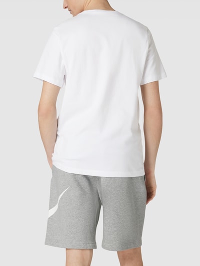 Nike T-Shirt mit Label-Motiv-Print Weiss 5