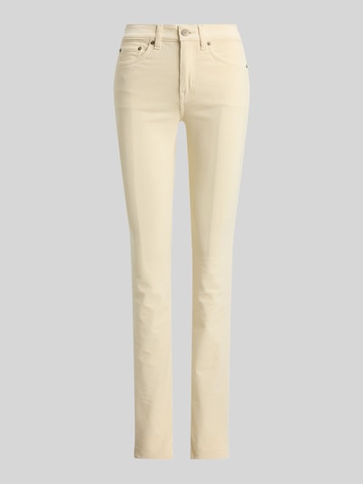 Lauren Ralph Lauren Straight Leg Hose aus Baumwollmix Ecru 2