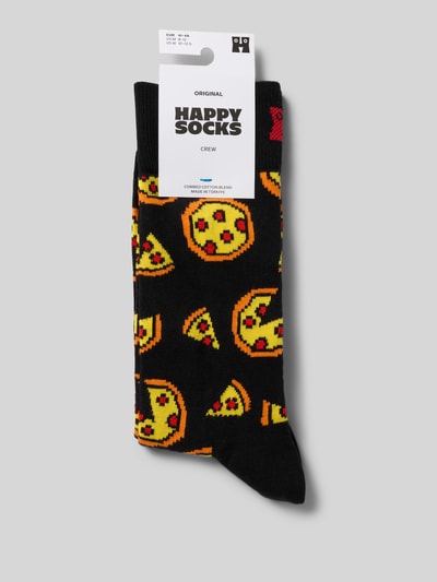 Happy Socks Sokken met ribboord Zwart - 3