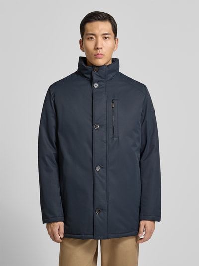 bugatti Regular fit parka met opstaande kraag Marineblauw - 4