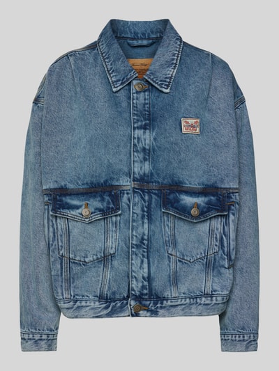 American Vintage Jeansjacke mit Pattentaschen Modell 'JOYBIRD' Blau 2