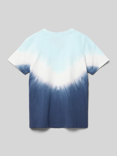 Garcia T-shirt z okrągłym dekoltem Błękitny 3