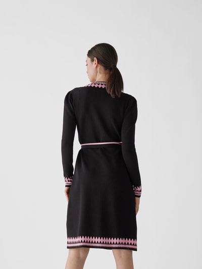 Diane von Furstenberg Wickelkleid in Knielänge Altrosa 5