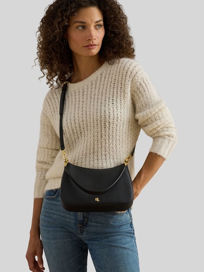 Lauren Ralph Lauren Umhängetasche aus echtem Leder Black 4