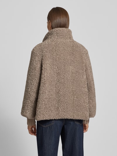 WHITE LABEL Jacke mit Teddyfell Taupe 5