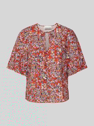 Armedangels Bluse aus Viskose-Leinen-Mix Modell 'ANDRIKAA' Rot 2