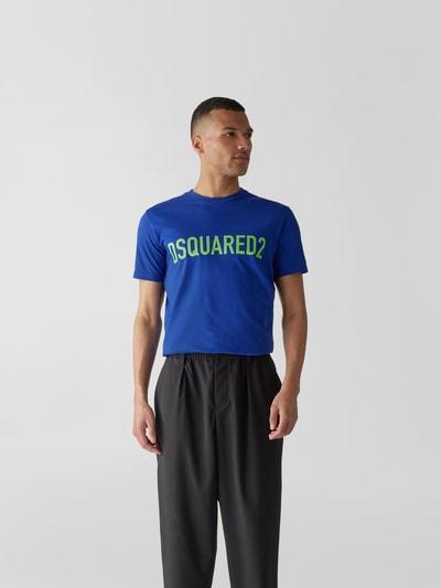 Dsquared2 T-Shirt mit Brand-Print Dunkelblau 4