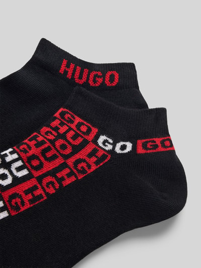 HUGO Sneakersocken mit Logo-Detail im 2er-Pack Black 2