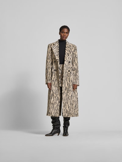 ROTATE Mantel mit Viskose-Anteil Ecru 1