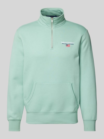 Polo Sport Sweatshirt mit Label-Stitching Mint 1