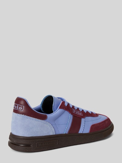 Polo Ralph Lauren Sneaker aus echtem Rindvelours Hellblau 4