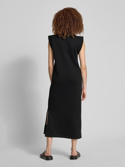 Pieces Loose fit sweatjurk van katoenmix, model 'CHILLI SUMMER' Zwart - 5