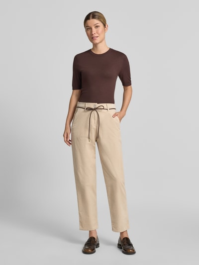 Raphaela By Brax Comfort Fit Weite Hose aus Baumwoll-Modal-Mix Modell 'Carrie' Offwhite 1