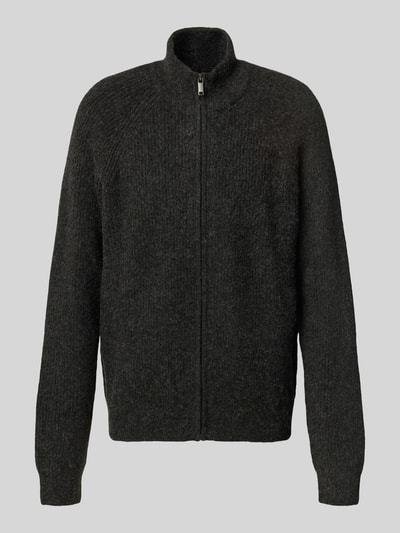 MCNEAL Gebreid jack met ritssluiting Donkergrijs gemêleerd - 2