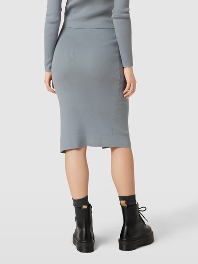 Calvin Klein Jeans Midirok met knoopsluiting Lichtgrijs - 5