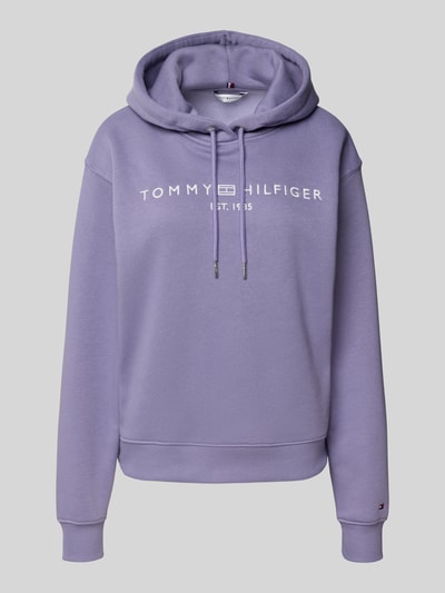 Tommy Hilfiger Regular Fit Hoodie aus Baumwoll-Mix Lavender 2