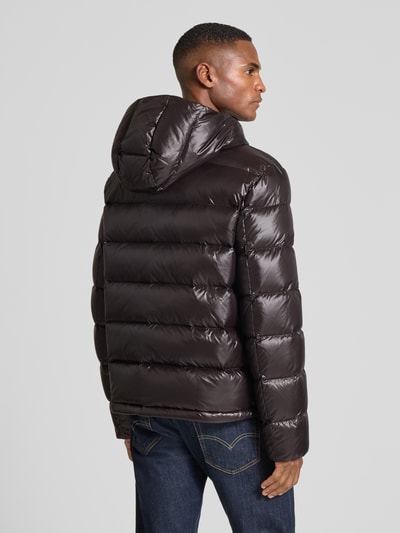 Peuterey Gewatteerd jack met capuchon, model 'Honova' Zwart - 5