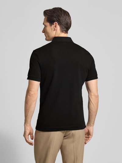 Lacoste Koszulka polo o kroju regular fit z mieszanki bawełny Czarny 5