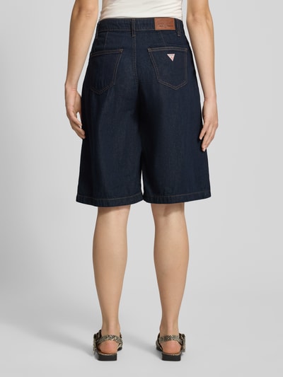 GUESS Jeans Bermudas im 5-Pocket-Design mit Label-Detail Dunkelblau 5