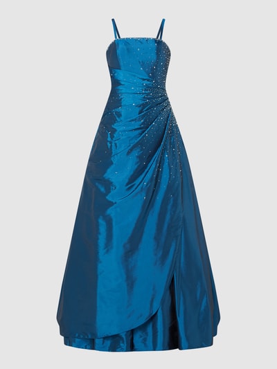 LUXUAR FASHION Abendkleid aus Satin Marine 2