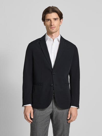 ARMANI EXCHANGE 2-Knopf-Sakko mit Reverskragen Modell 'GIACCA' Black 4