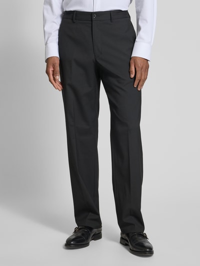s.Oliver BLACK LABEL Regular Fit Anzughose mit elastischem Bund Black 4