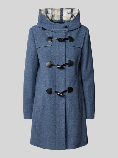 Gil Bret Dufflecoat mit Kapuze Blau Melange 2